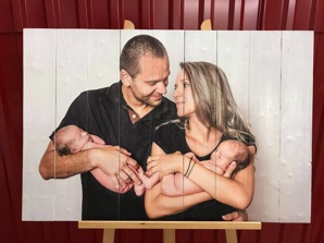 Переносим Ваши фотографии на состаренное дерево! (Фото)