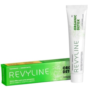 Зубная паста с маслом гвоздики для устранения бактерий из полости рта Revyline Organic Detox, тюбик 75 мл (Фото)