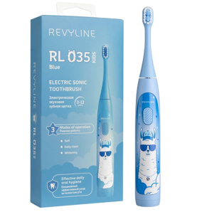 Звуковая щетка Revyline RL 035 Kids, голубой корпус (Фото)