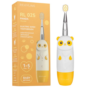 Зубная щетка для детей от года Revyline RL025 Panda Yellow (Фото)