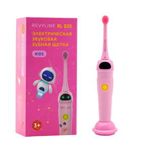 Розовая звуковая щетка Revyline RL 020 Kids (Фото)