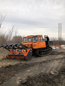 Самоходный гусеничный мульчер - аренда (Фото)