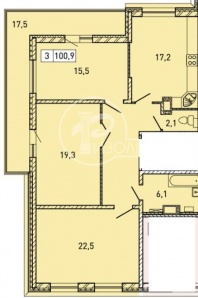 3-комнатная квартира Красногорск.Бульвар Космонавтов.кор.1 (Фото)