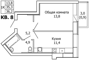 Однокомнатные квартиры от застройщика в Барнауле (Фото)