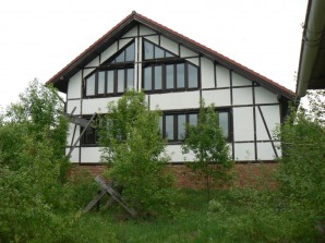 1 линия р. Волга на 36 сотках земли, продается дом в стиле фахверк (Фото)
