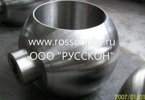 Комплектующие для шаровых кранов: шары, седла, штоки и др. (Фото)