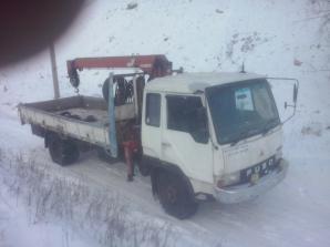 Кран-манипулятор Митсубиси - Фусо 1987 г.в. обмен (Фото)