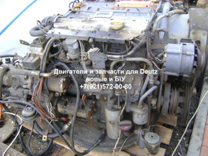Запчасти двигателей Deutz БУ для экскаватора 1012, 2012, 2013 и др (Фото)