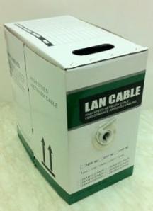 Кабель UTP 4 пары, cat.5e, 24awg, медный, бухта 305м (для внутренней прокладки) (Фото)