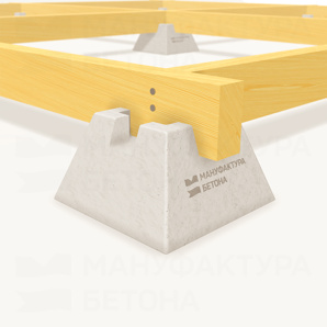 Кросс блок (Cross-block) «Мини», фундаментный блок (Фото)