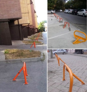 Парковочные барьеры в Ростове-на-Дону (Фото)