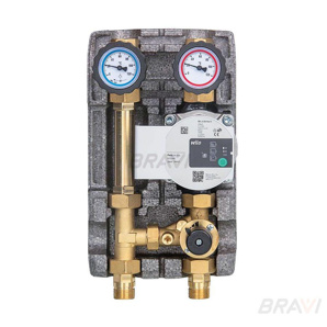 Смесительная насосная группа BRAVI DN20 с насосом Wilo Para 15/6 SC (Фото)