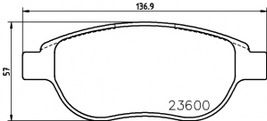 �������� ��������� �������, �������� ������ Hella Pagid (����� �����) 8DB 355 027-751 (����)
