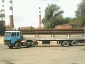 Перевозки грузов сцепка полуприцеп бортовой 12 метров (Фото)