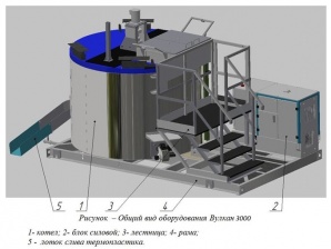 Оборудование для приготовления термопластика «Вулкан 3000» (Фото)