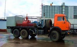 Агрегат цементировочный ЦА-320, шасси камаз-43118 (6х6), урал, краз, наличие. (Фото)