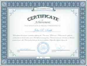 Оформления сертификатов (Фото)