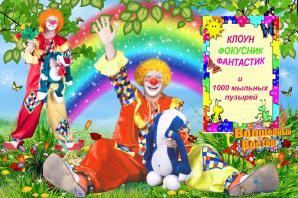 Аниматоры на детский праздник. Клоун на дом Красноярск (Фото)