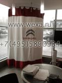 Шторы для примерочных на металлических люверсах (Фото)