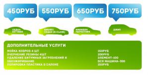 ��������� ���� ��������� �������� Ecoshine � ����������� �������� Eco service (����)