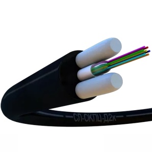 Продаем Круглый оптический подвесной дроп кабель (кабель ftth) СЛ-ОКПЦ-Д2К (Фото)