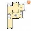 Продажа 3-комнатной квартиры в ЖК "Квартал 38А" на 20 этаже в корпусе 3 (Фото)