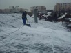 Очистка кровли от снега , сосулек и наледи в Москве (Фото)